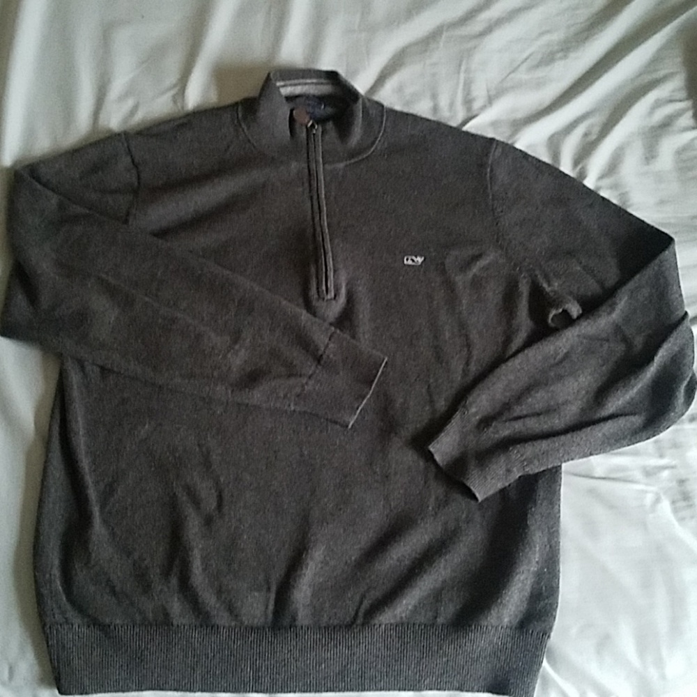 Palm Beach Cotton-Cashmere 1/4-Zip Sweater